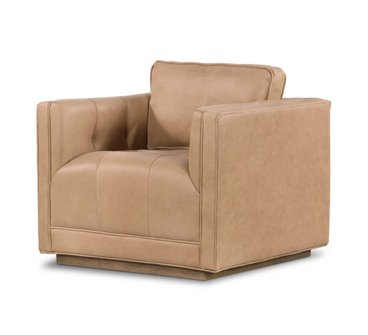 Kiera Swivel Chair, Palermo Nude