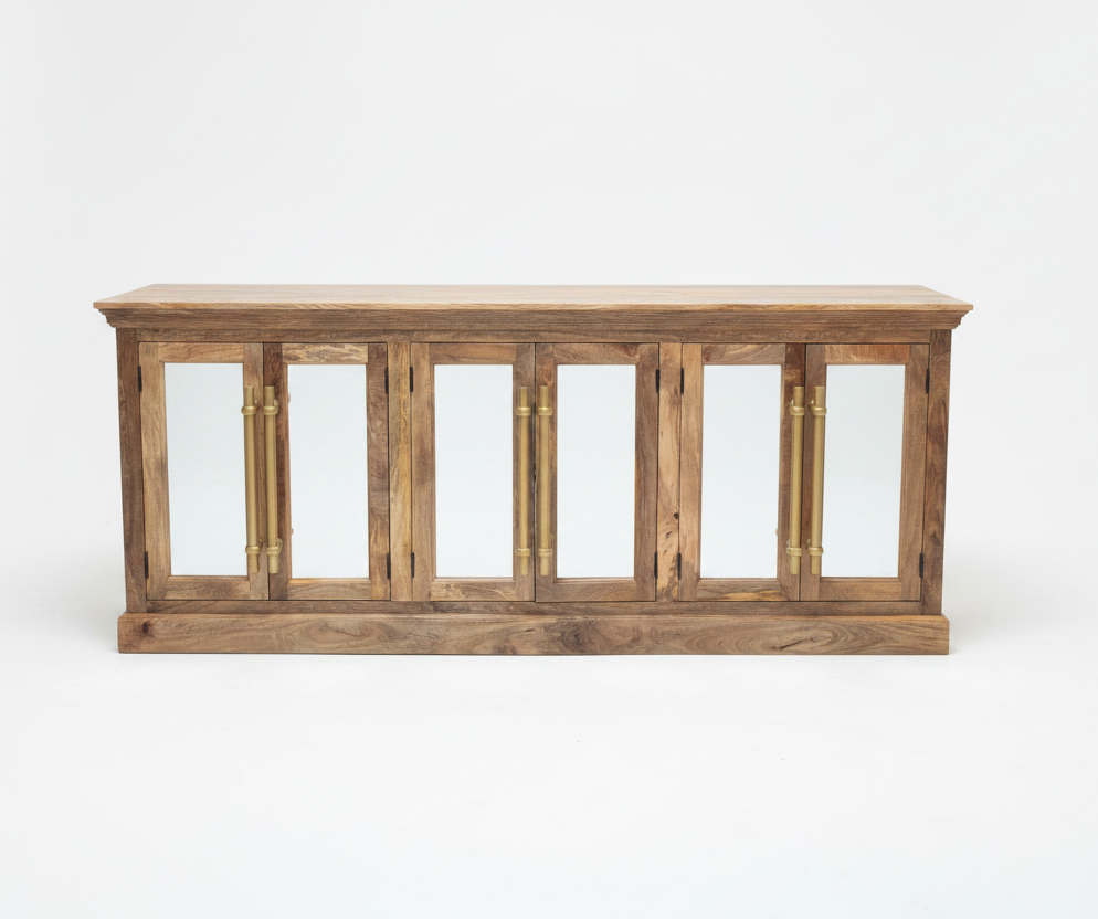 Gabriel 6 Door Console, Natural