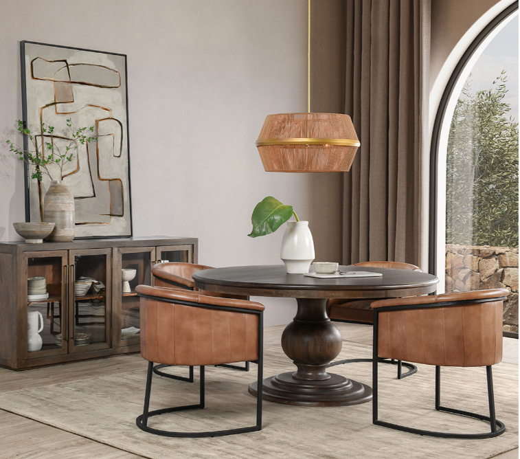 Brookside 60" Round Dining Table