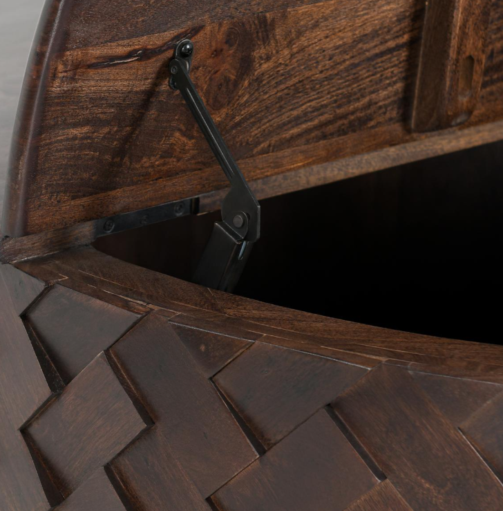 Shira Mango Wood 40" Storage Coffee Table