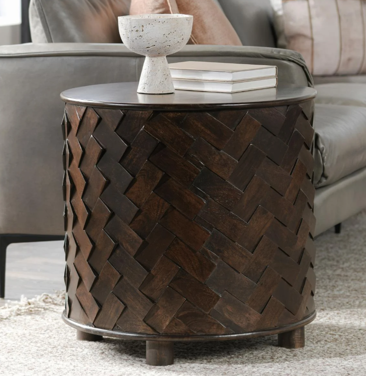Shira Mango Wood 24" Side Table