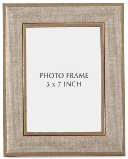 Gold Linen Photo Frames (Various Sizes)