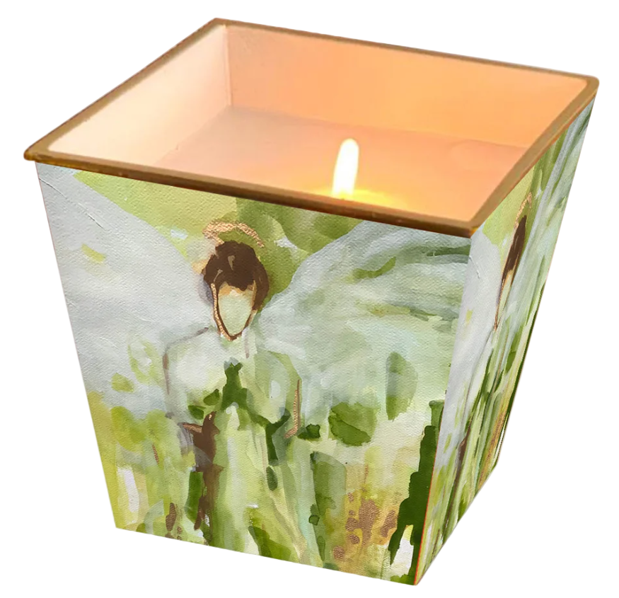 Angel of Prayer Candle, Amber