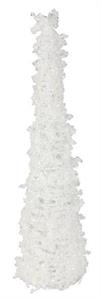 White Glittered Cone Tree (Various Sizes)