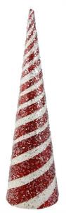 Glittered Swirl Cone Tree