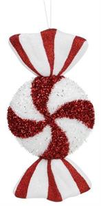 Jumbo Striped Candy Ornament