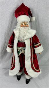 Standing Santa, Burgundy