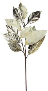 32.5" Glitter Bead Magnolia Spray, Champagne