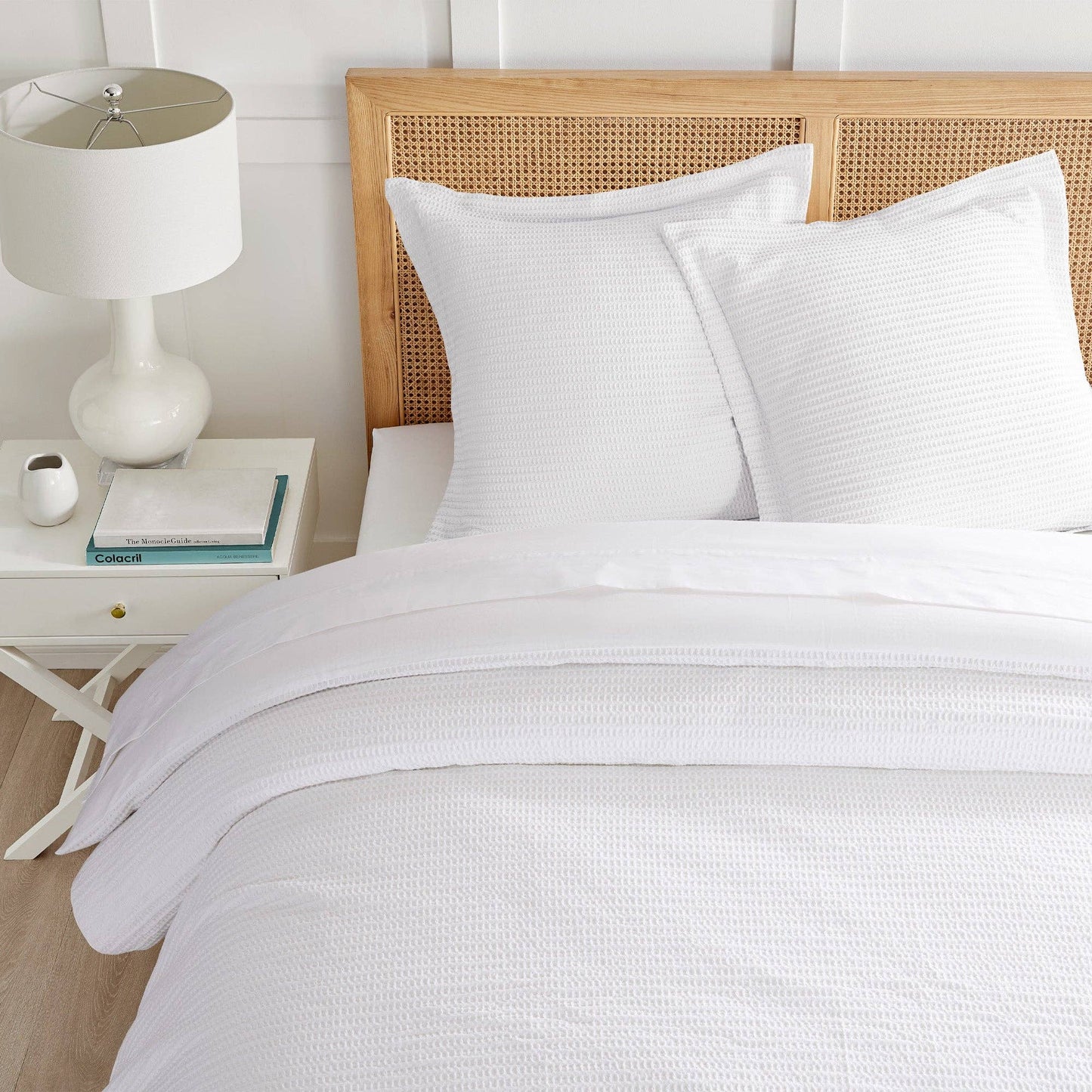 Cream Cloud Waffle Euro Sham (Set of 2)