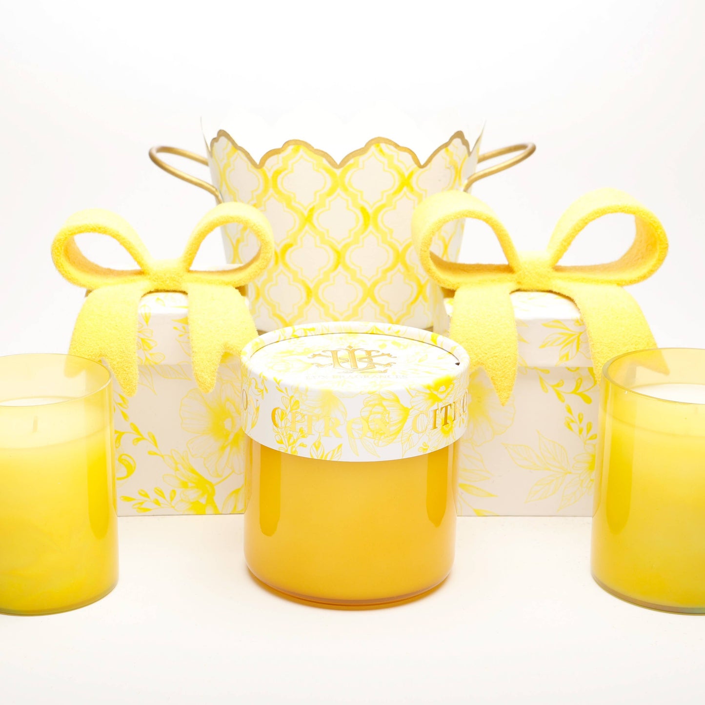 Citron Candle w/ Decorative Lid