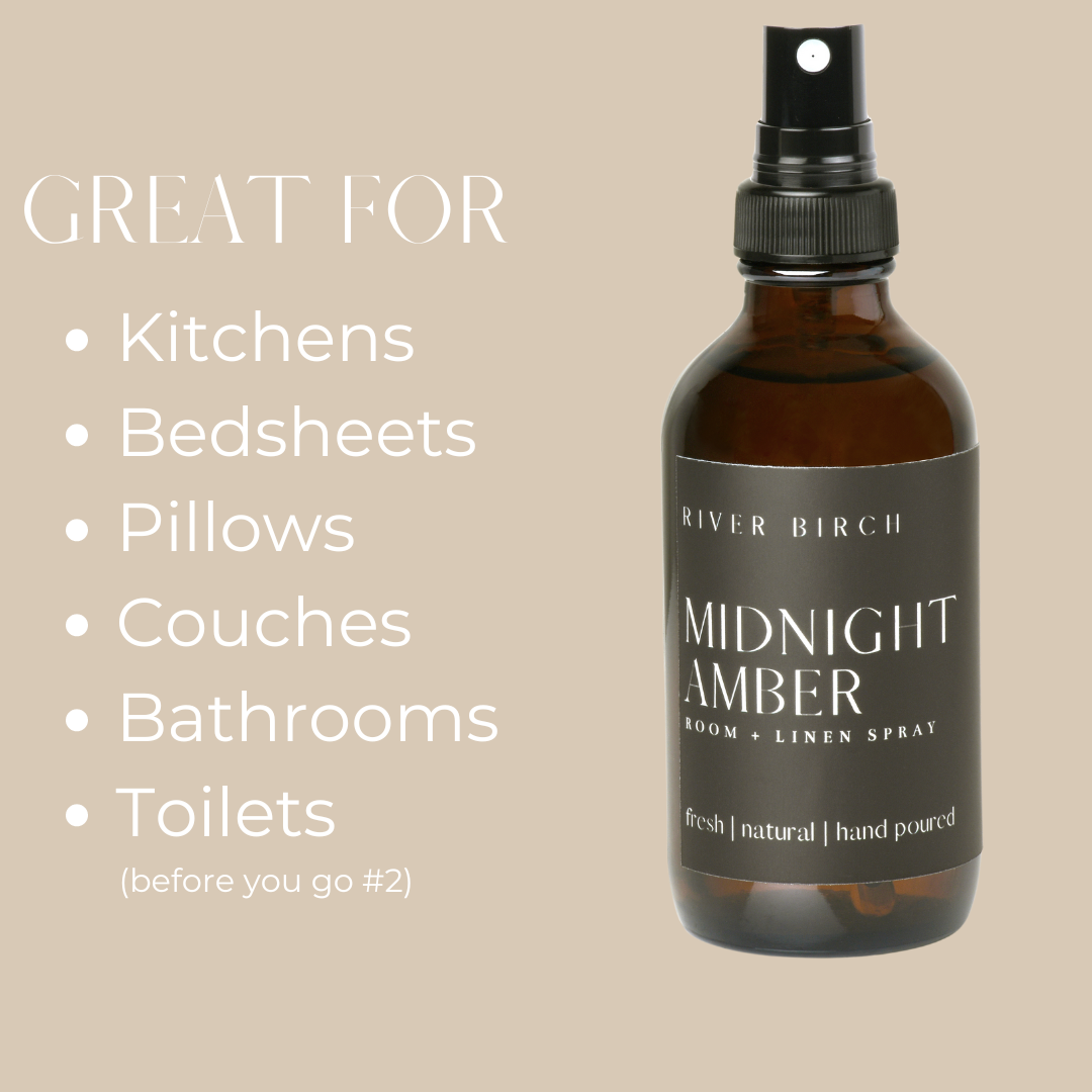 Midnight Amber - 4 oz Room + Linen Spray