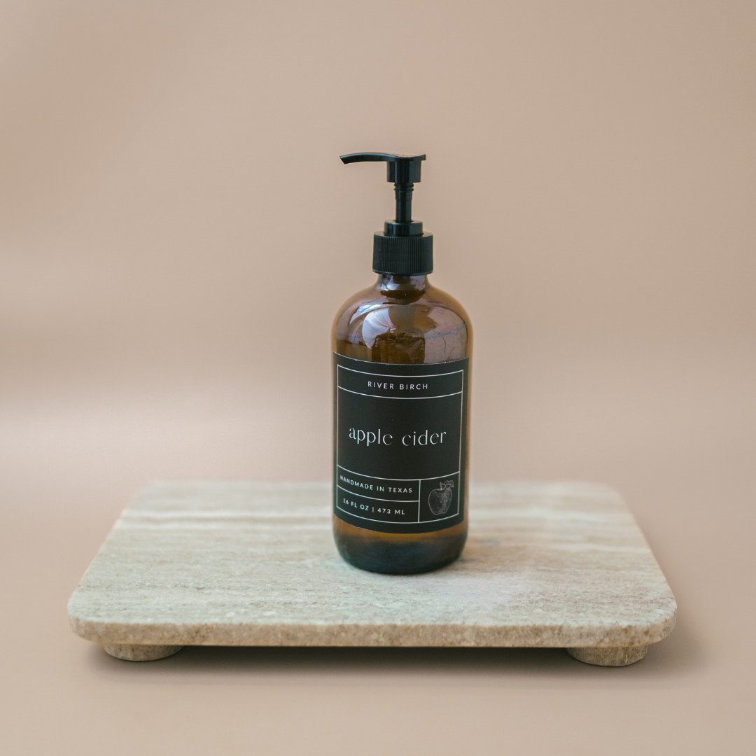 Apple Cider - 16 oz Amber Glass Soap