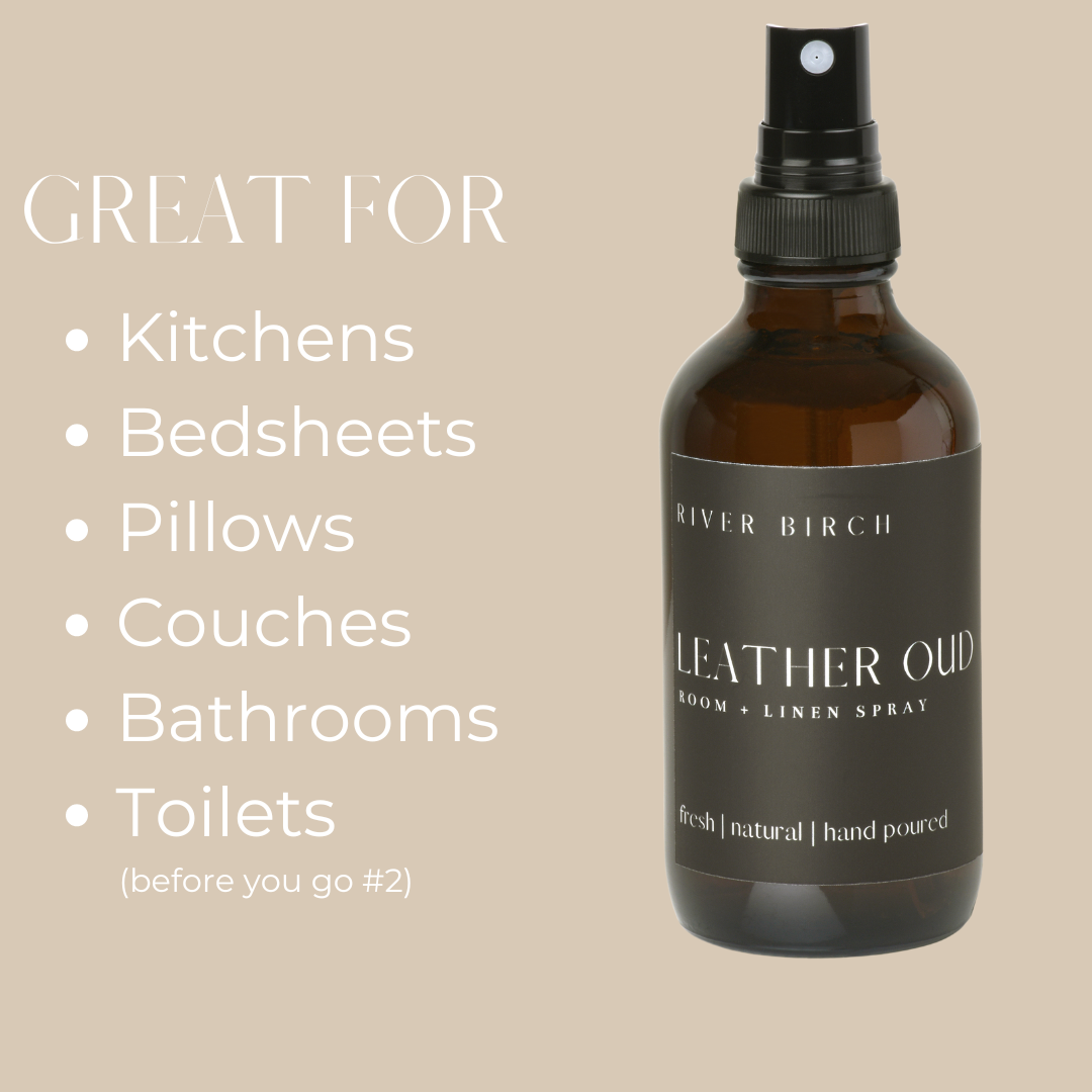 Leather Oud - 4 oz Room + Linen Spray