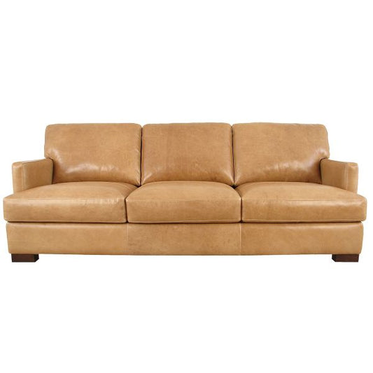 Luke Sofa, Camel Italian Leather