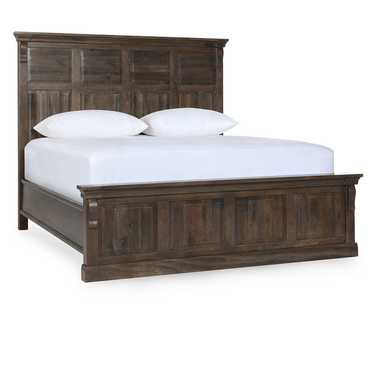 Adelaide Solid Wood King Bed, Cocoa