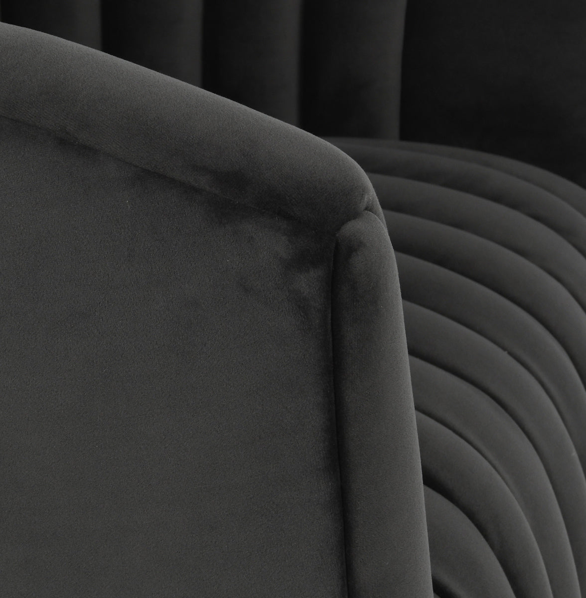 Adriane Swivel Accent Chair, Dark Gray