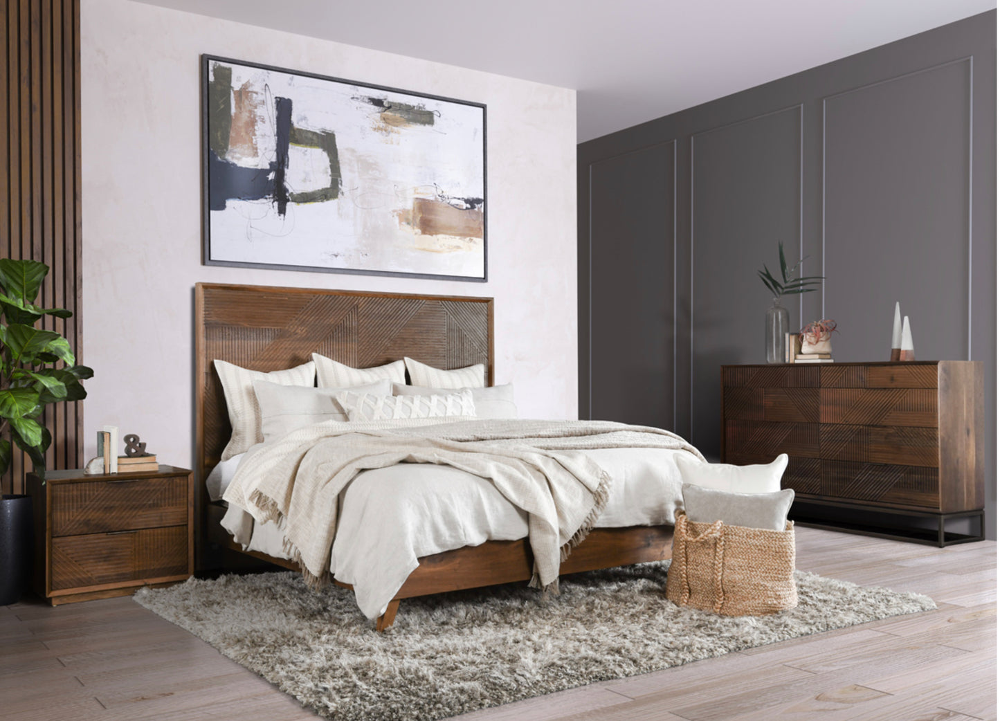 Santa Barbara Solid Wood King Bed