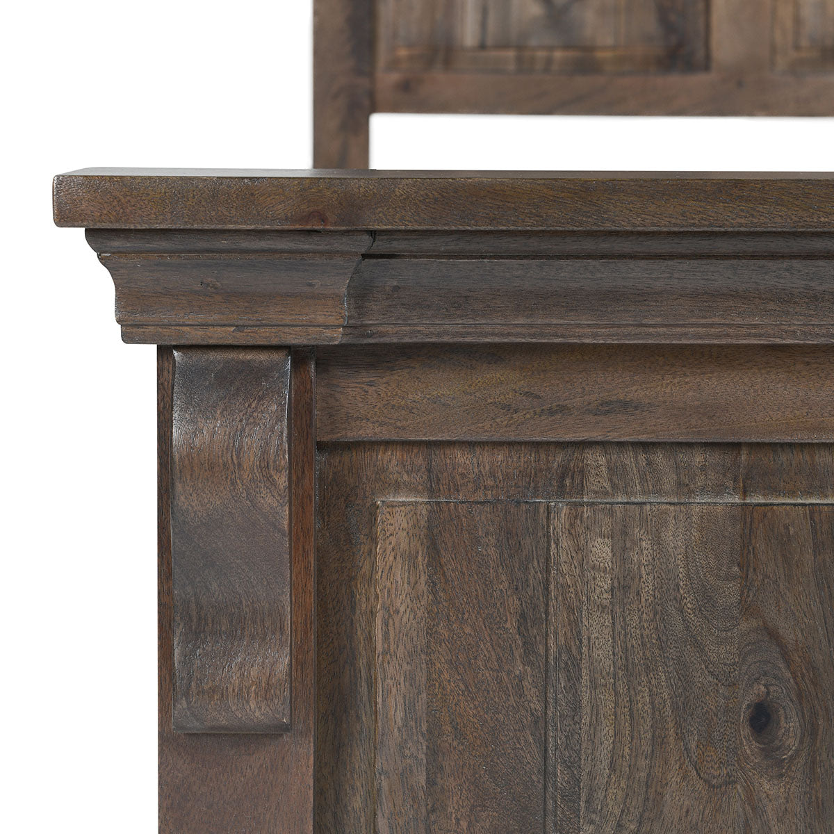 Adelaide Solid Wood King Bed, Cocoa