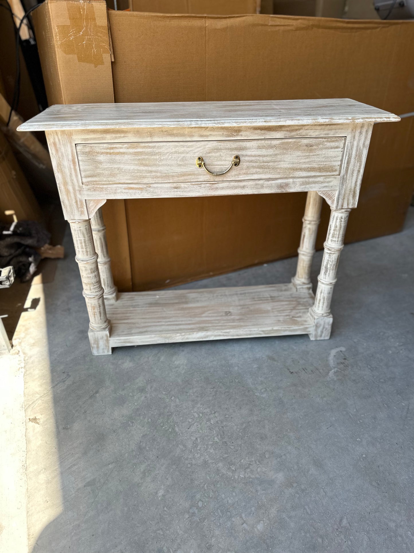 Whitewash Mango Chest/Nightstand