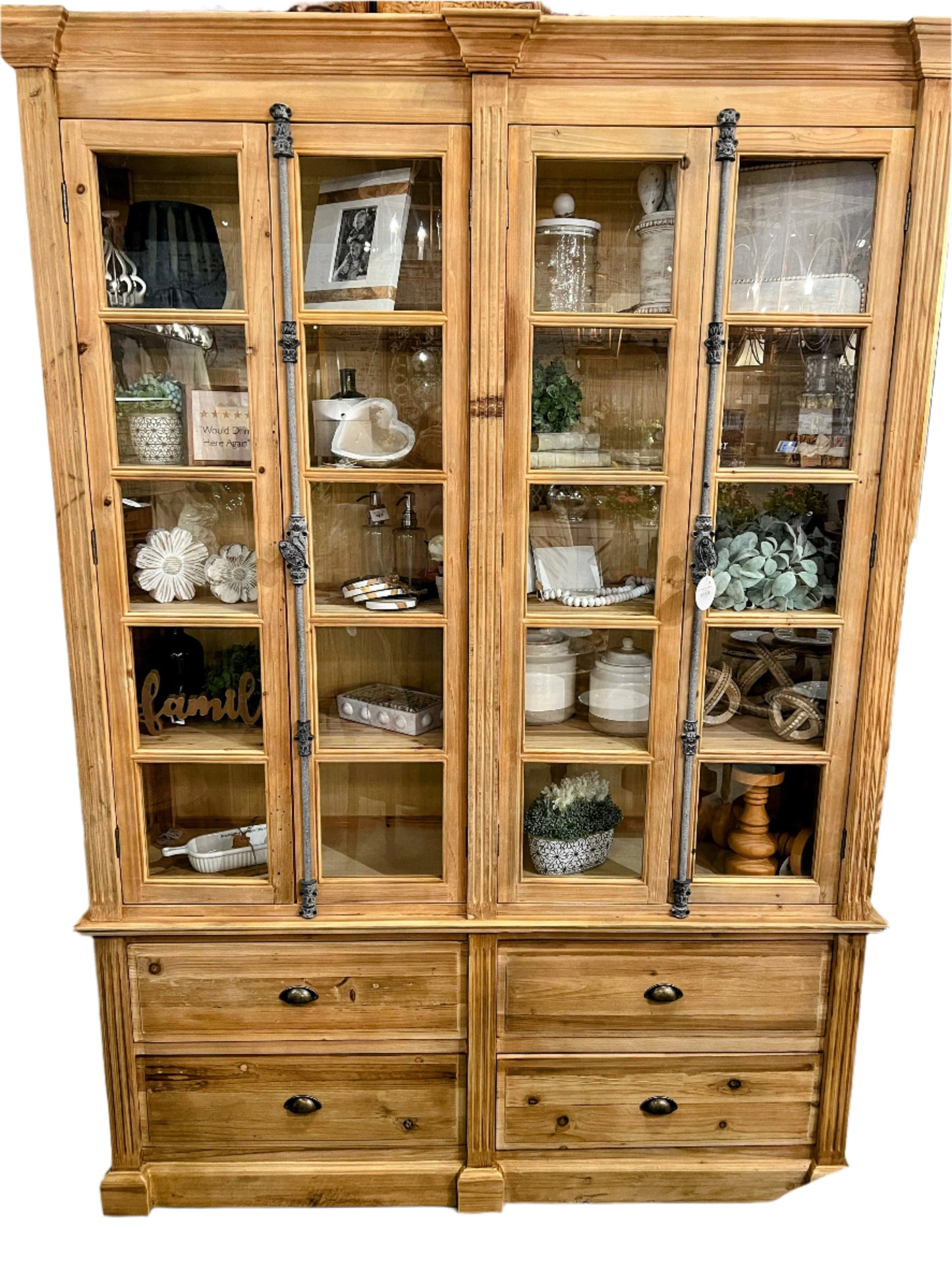 Eva Wood & Iron Bookcase