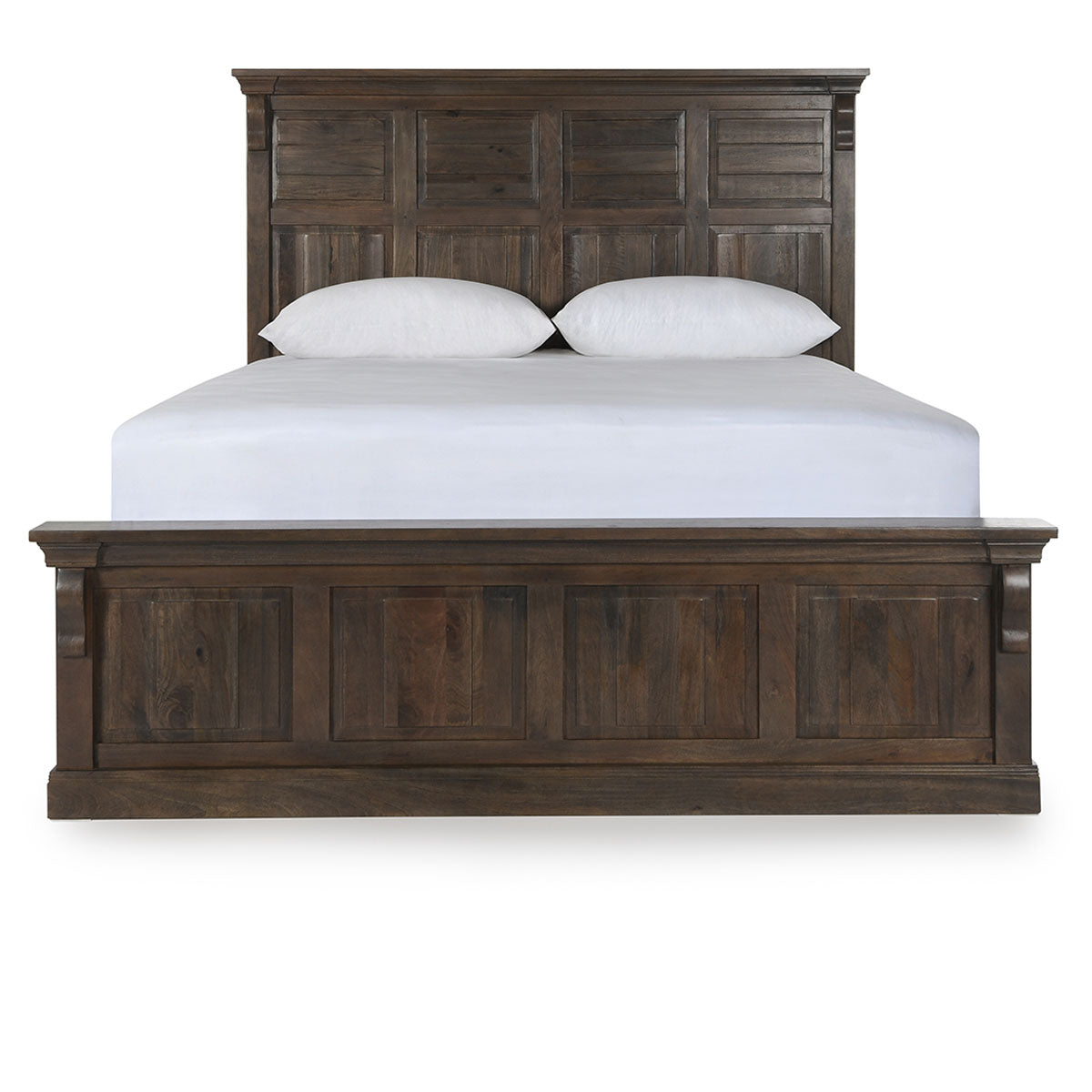 Adelaide Solid Wood King Bed, Cocoa