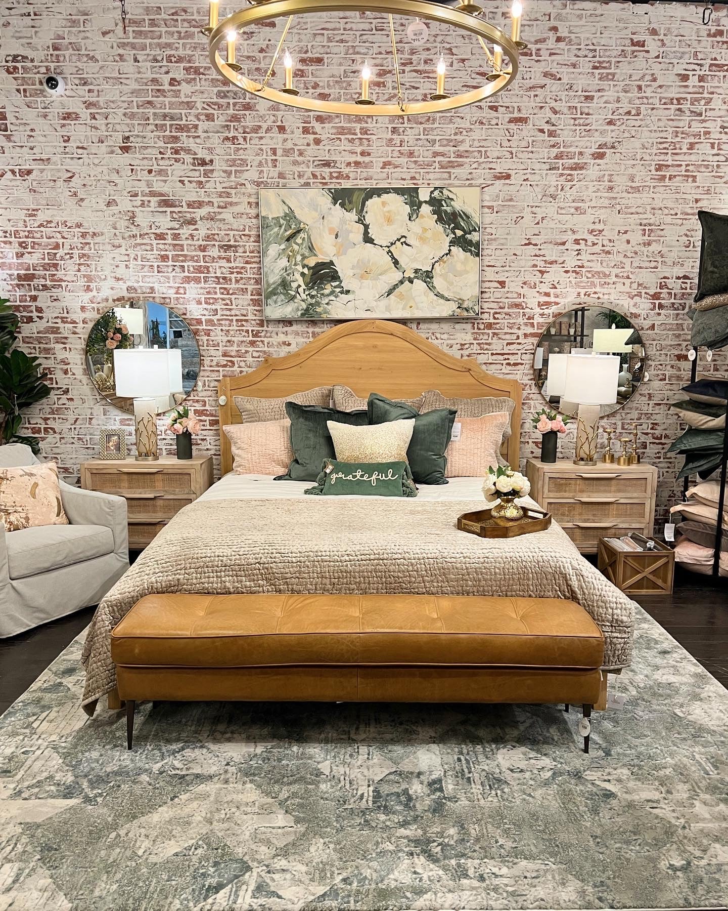 Swedish Solid Wood King Bed, Natural