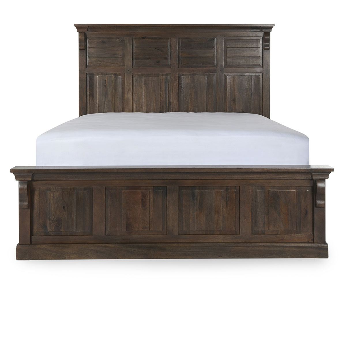 Adelaide Solid Wood King Bed, Cocoa