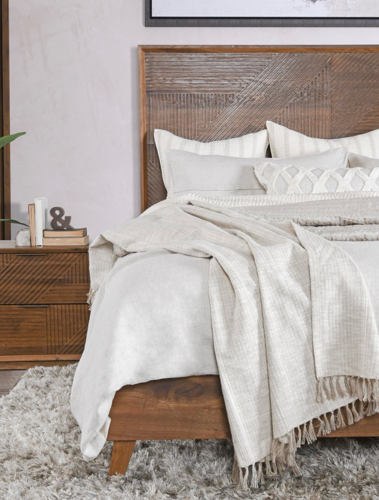 Santa Barbara Solid Wood King Bed