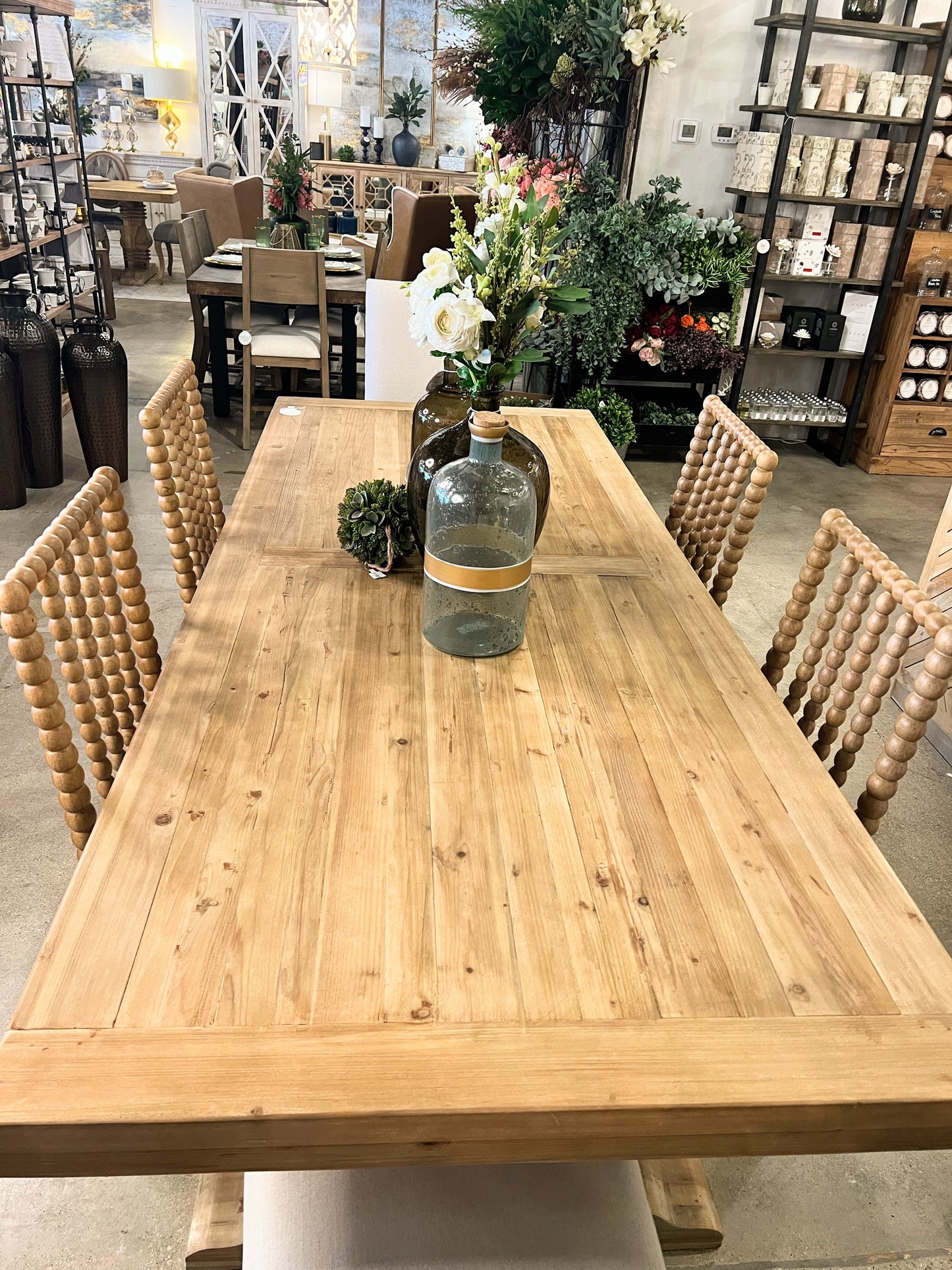 Elliot 8' Solid Elm Dining Table (Natural)