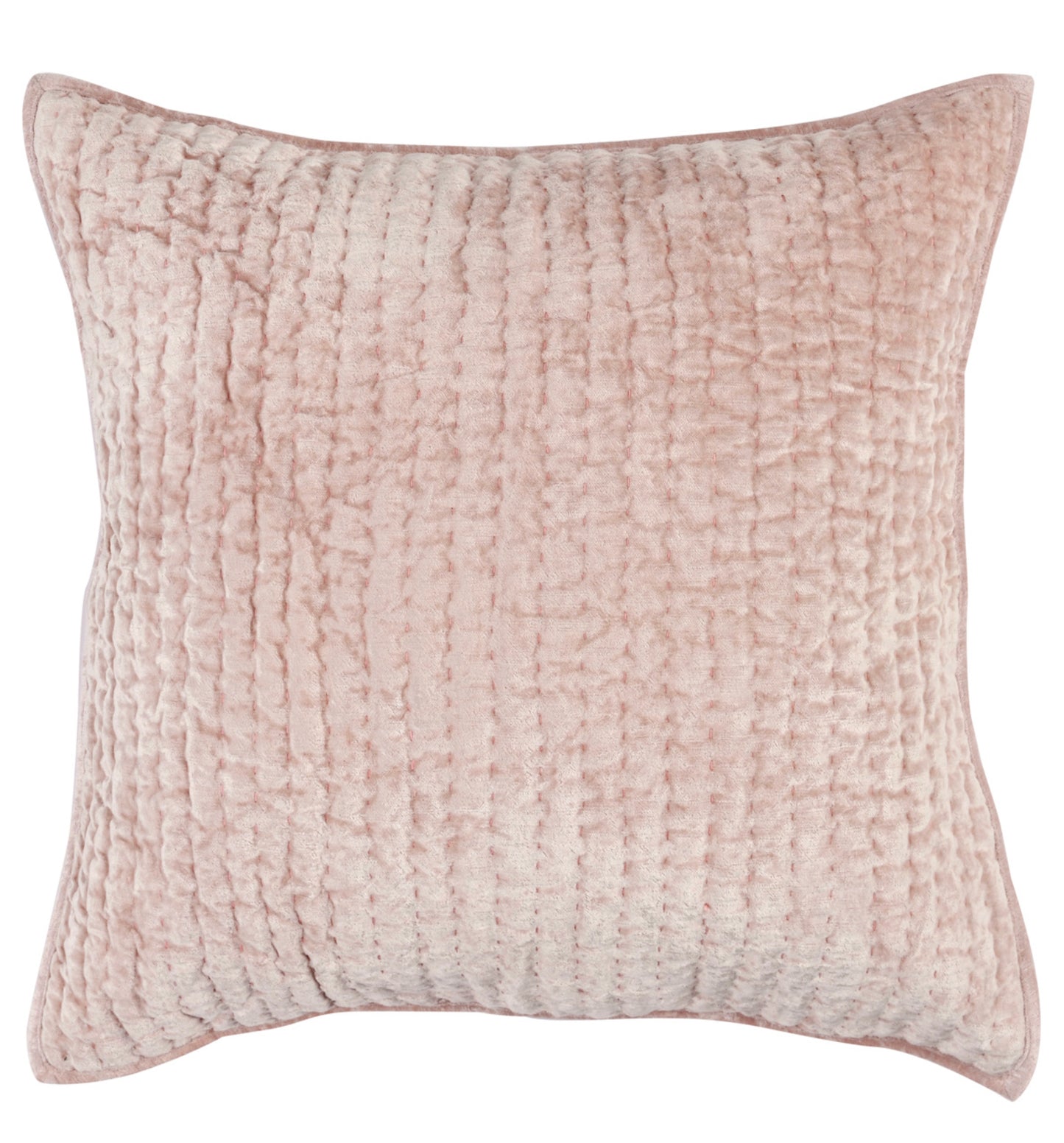 Bari Velvet Euro Sham, Bliss pink