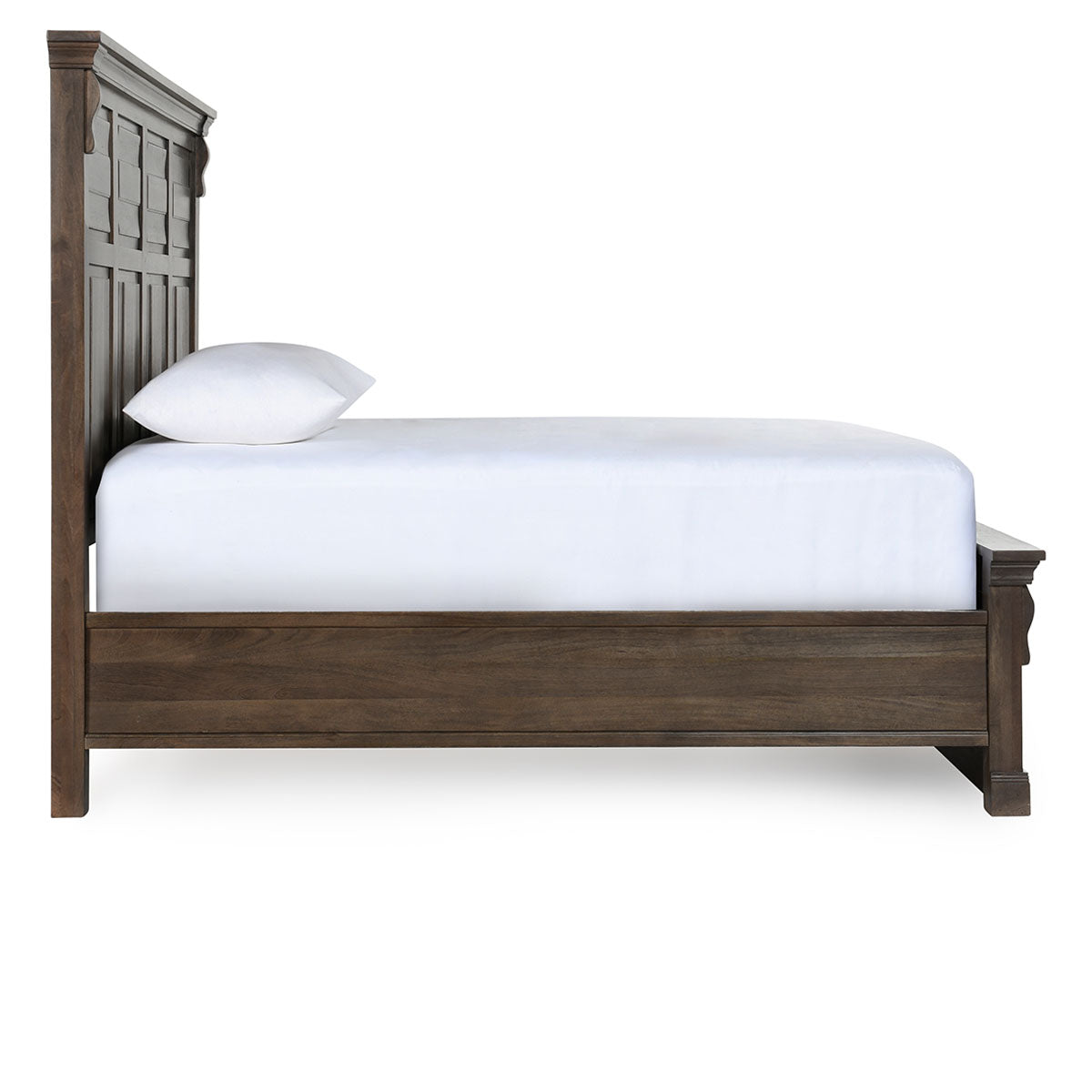 Adelaide Solid Wood King Bed, Cocoa