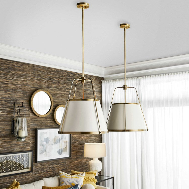 Leather Classic 4 Light Pendant