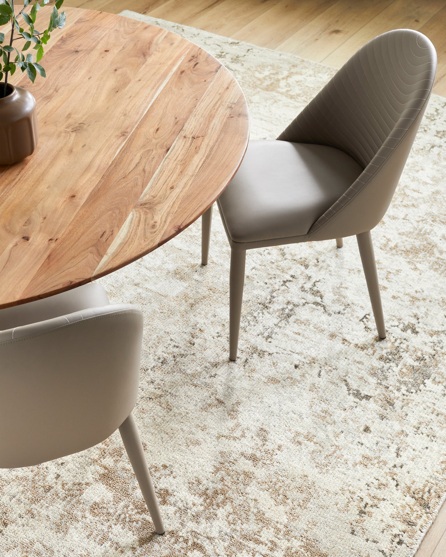 Sophie Faux Leather Dining Chair, Beige
