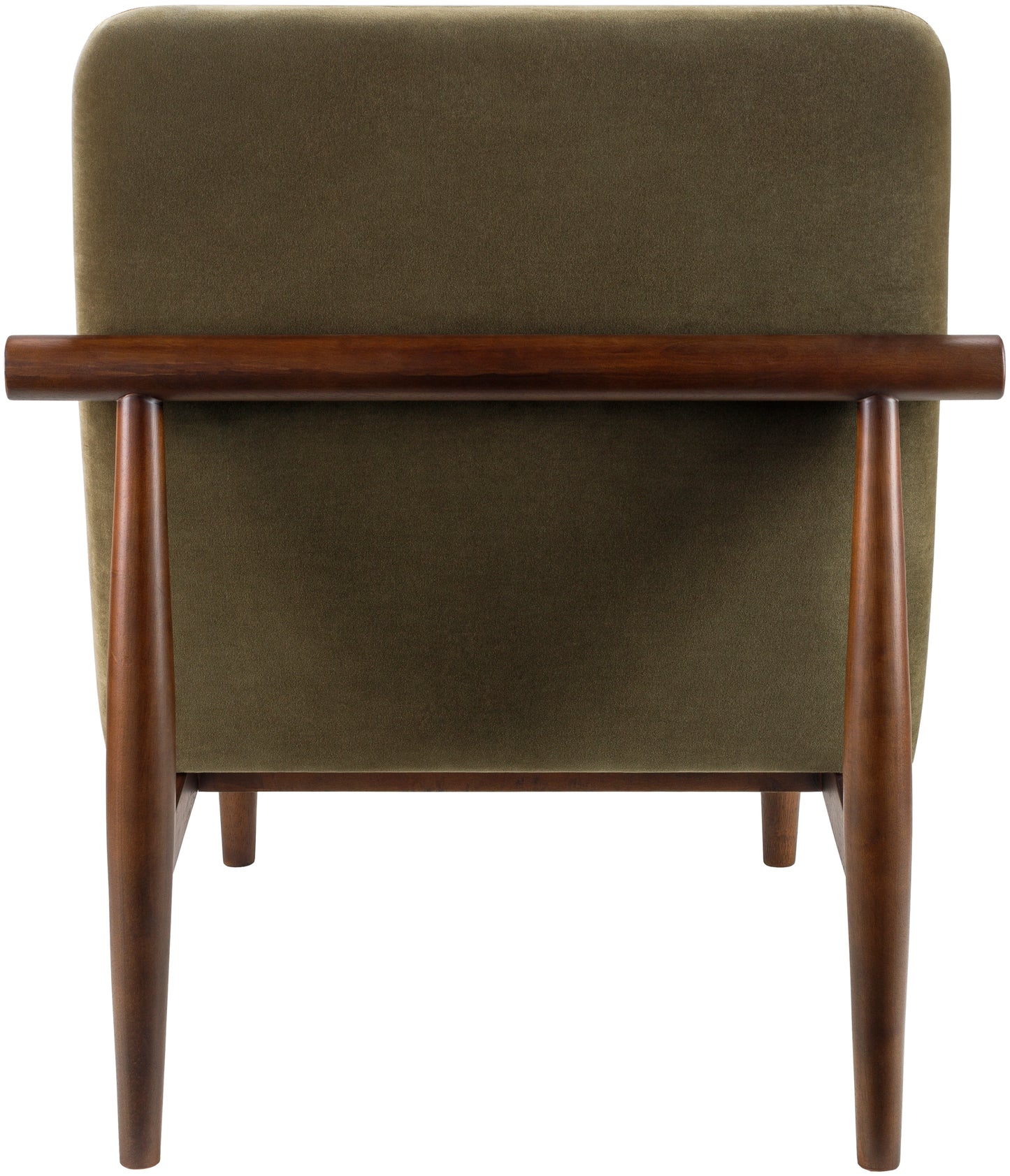 Teddy Velvet Accent Chair, Olive Green