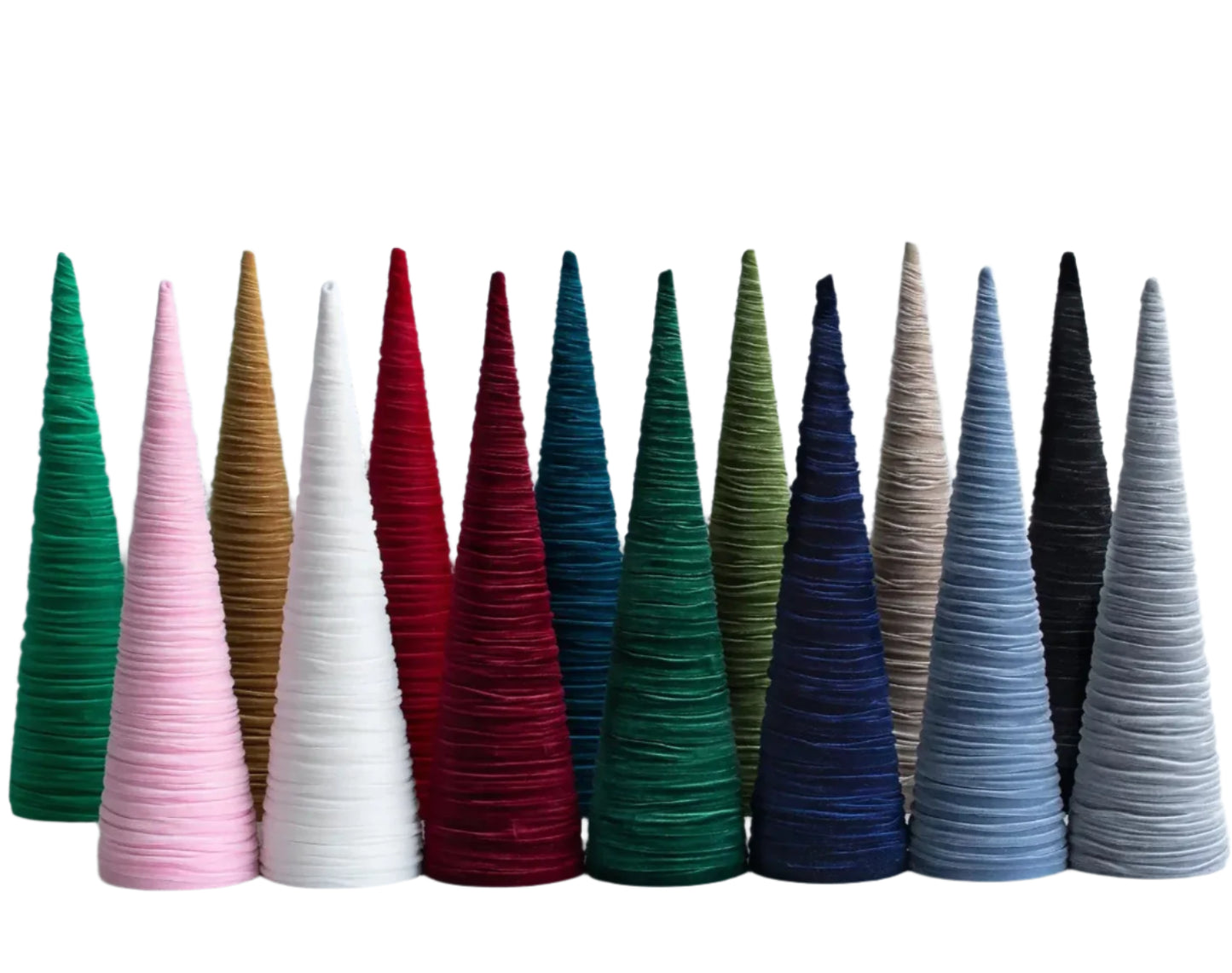 Handmade Medium Velvet Tree (Various Colors)