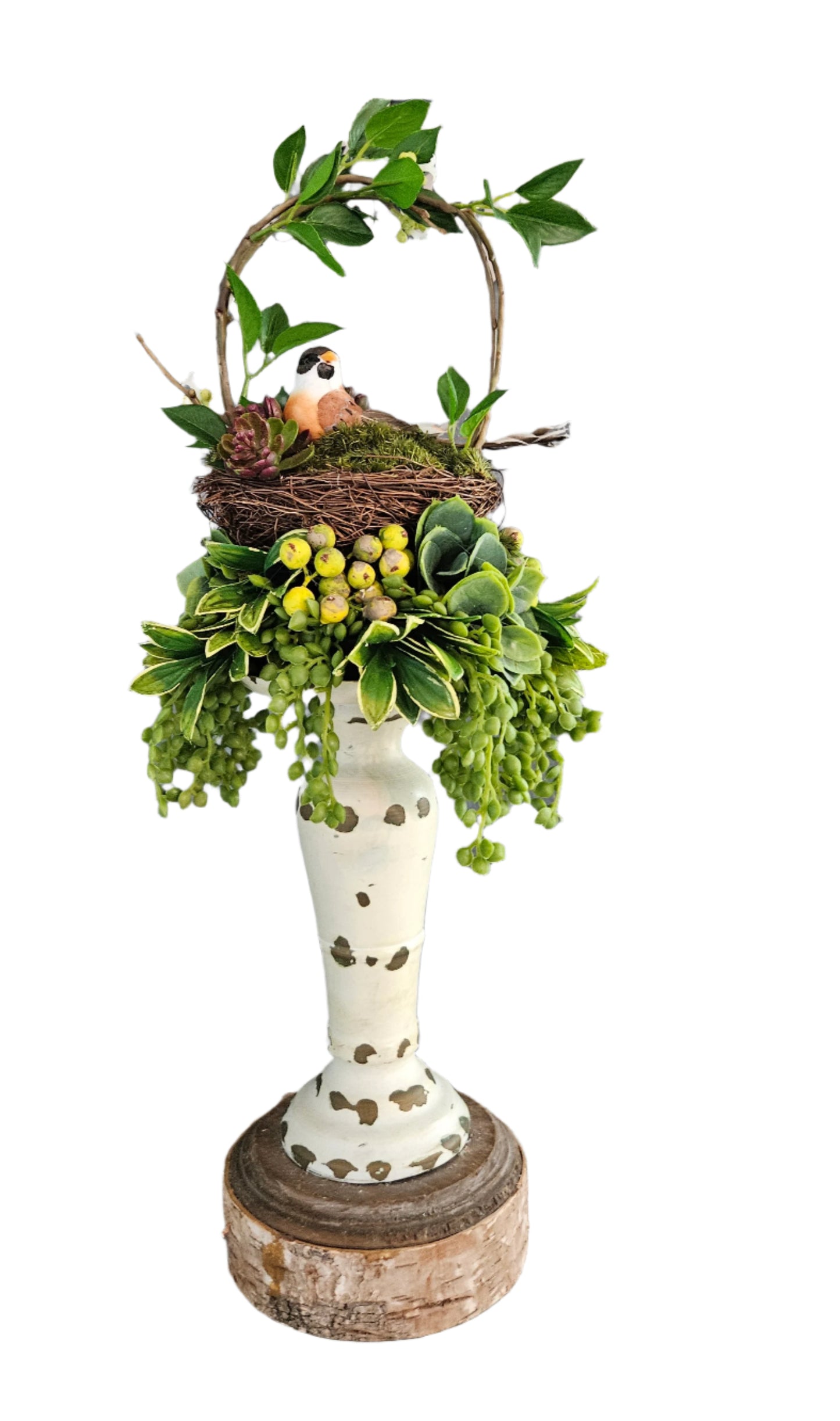 Bird Basket Topper