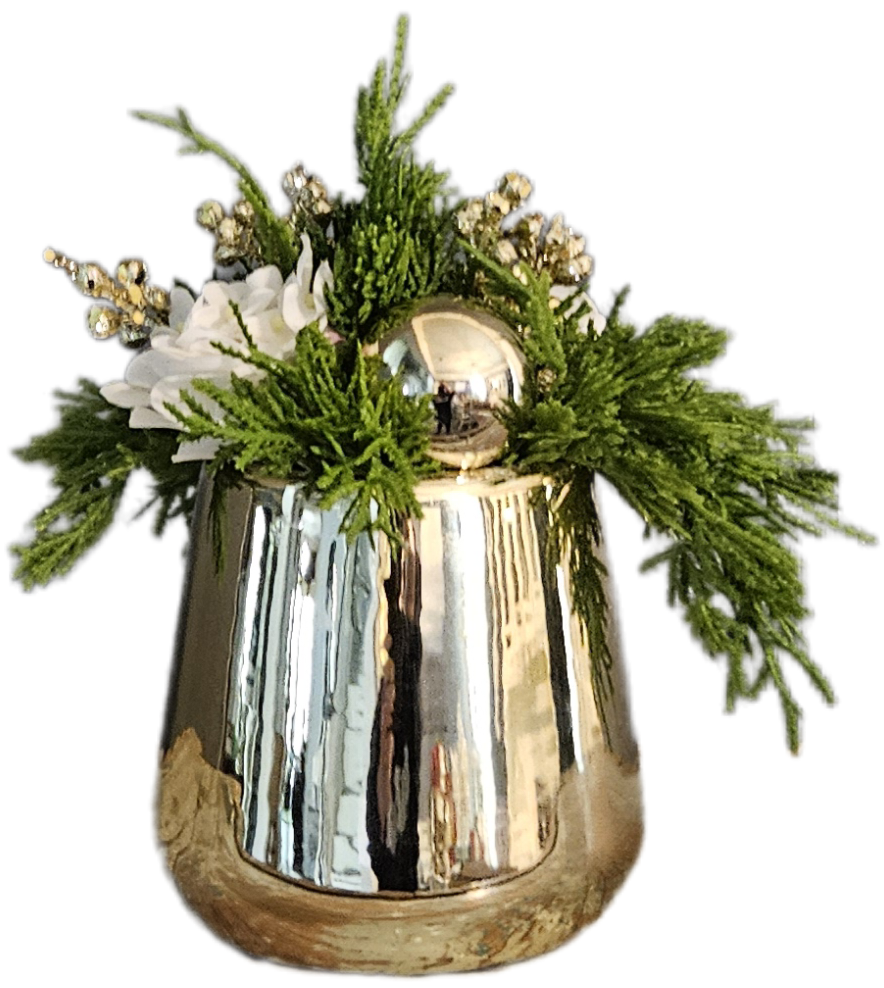 Gold & White Winter Sit Around