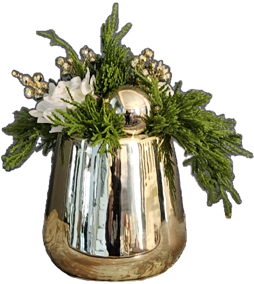 Gold & White Winter Sit Around