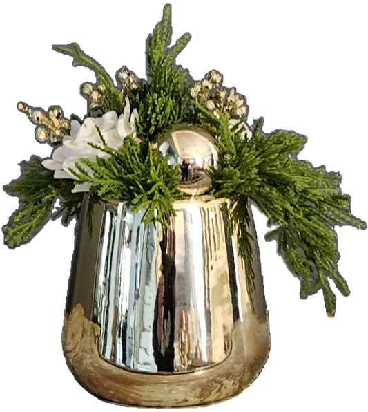 Gold & White Winter Sit Around