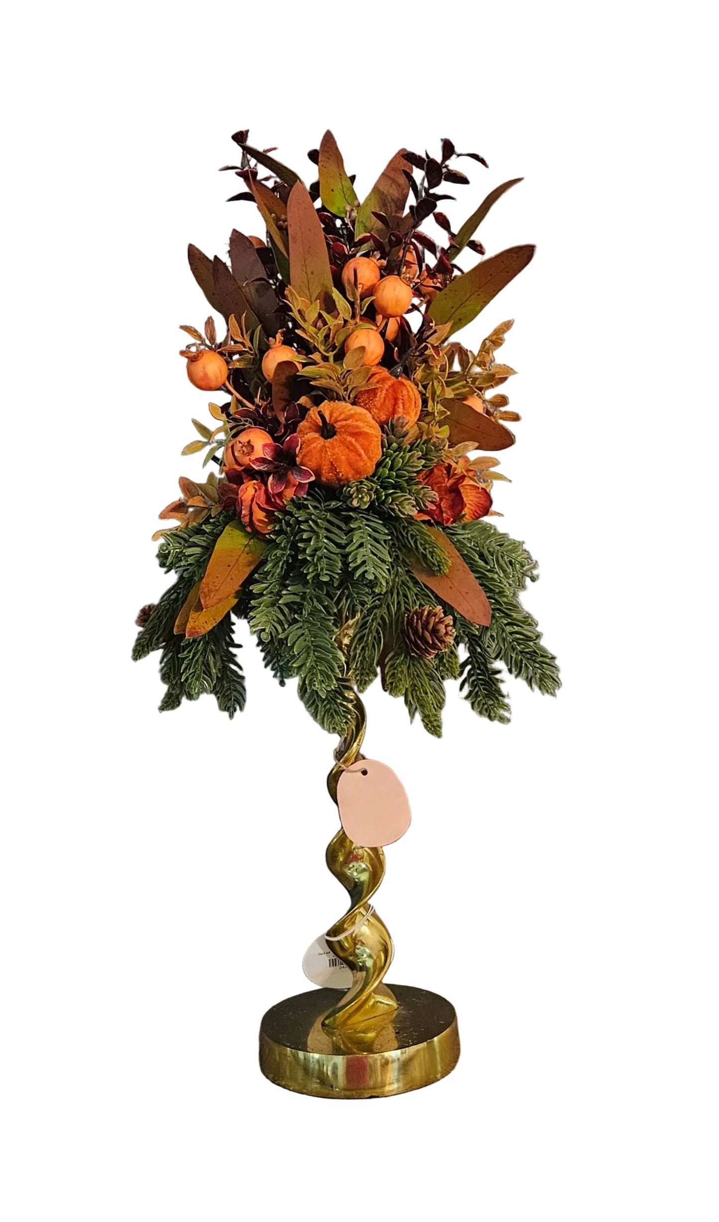 Fall Candle with Eucalyptus