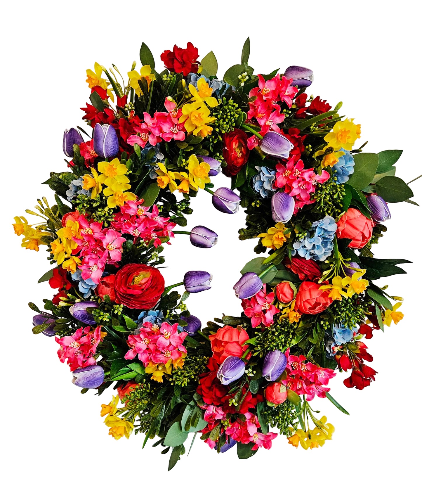 Colorful Spring/Summer Wreath