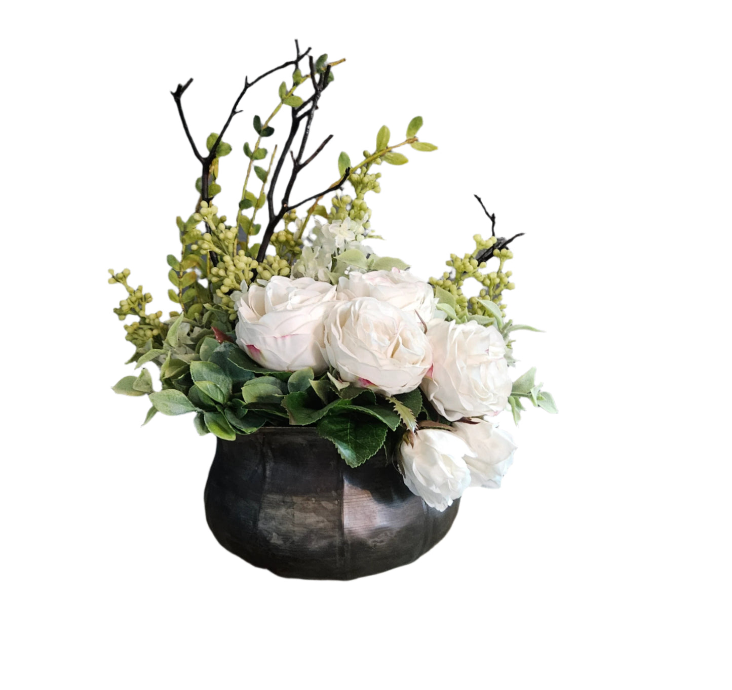 Lilac and Manzanita Centerpiece