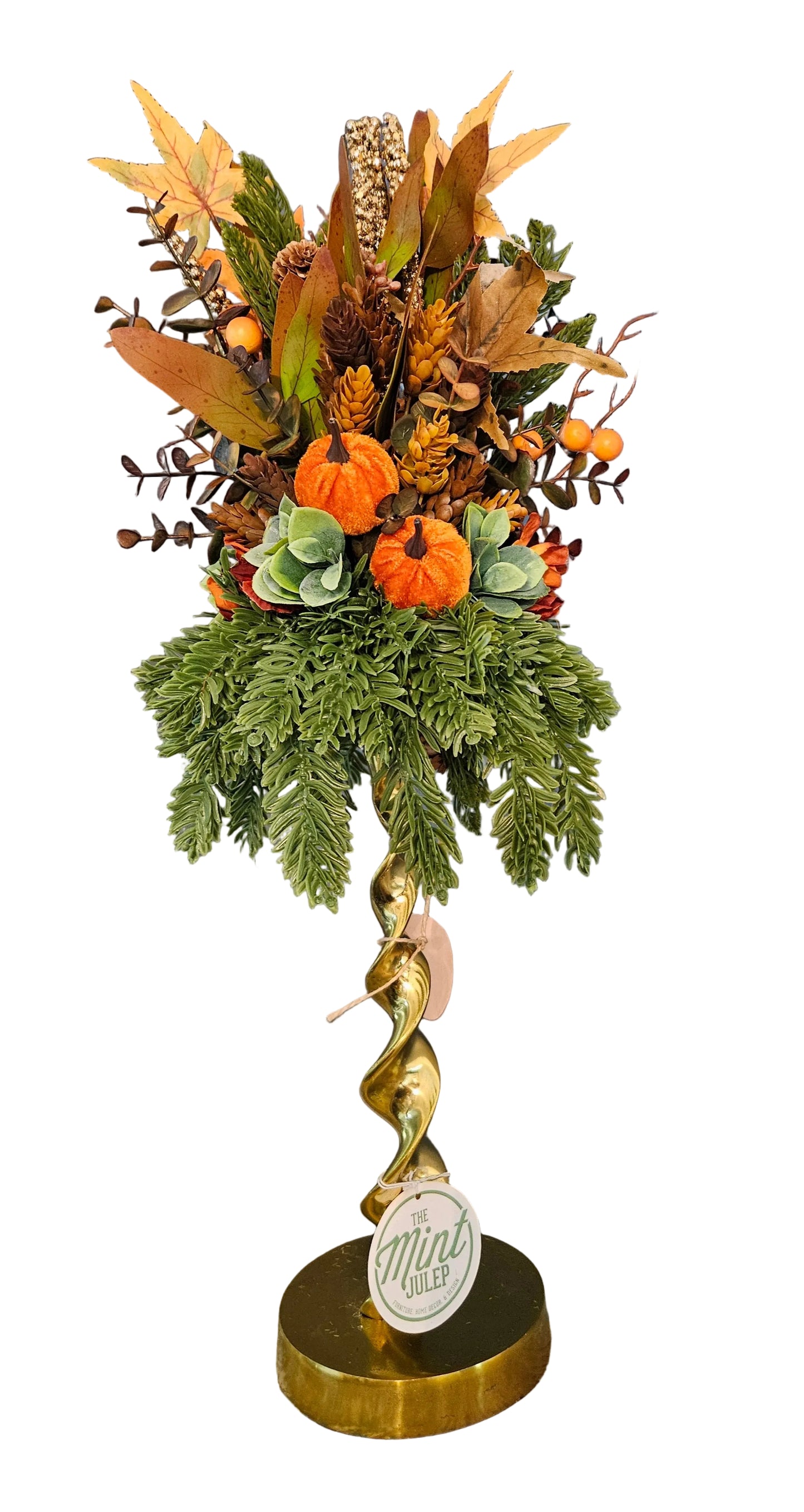 10" Tall Fall Candle Topper
