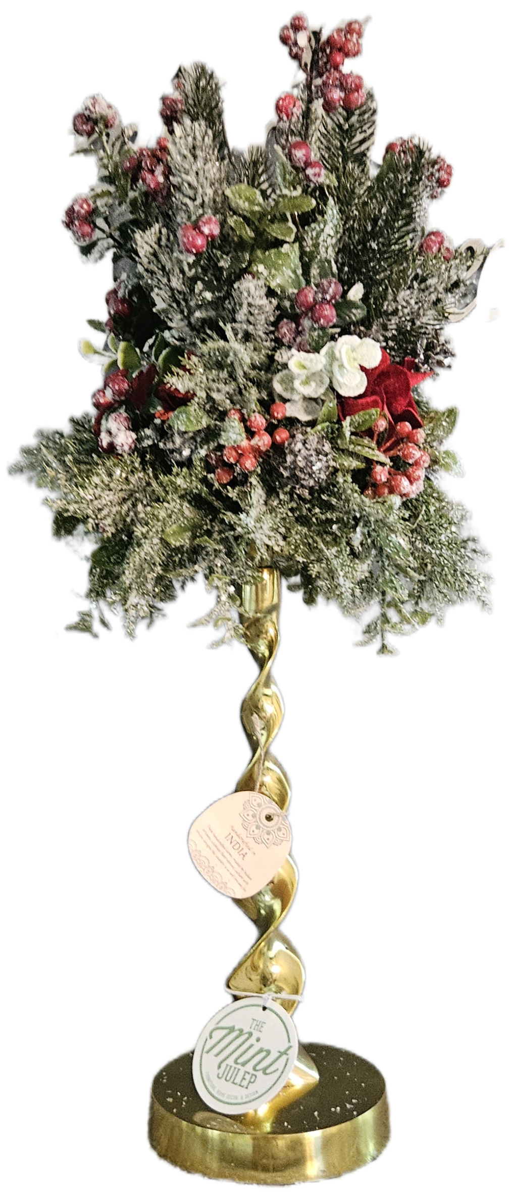 Frosty Candle Topper