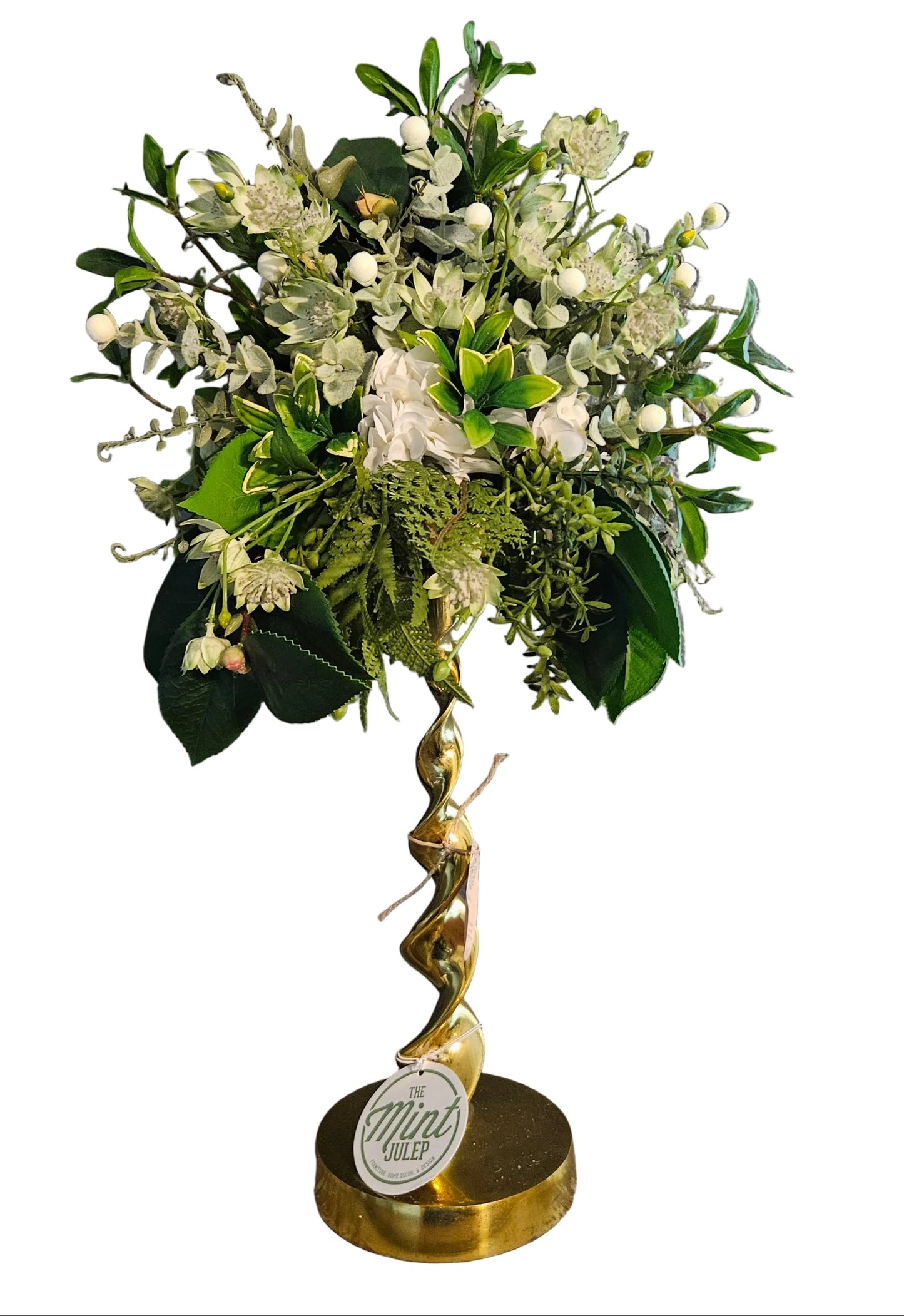 Greenery Candle Topper