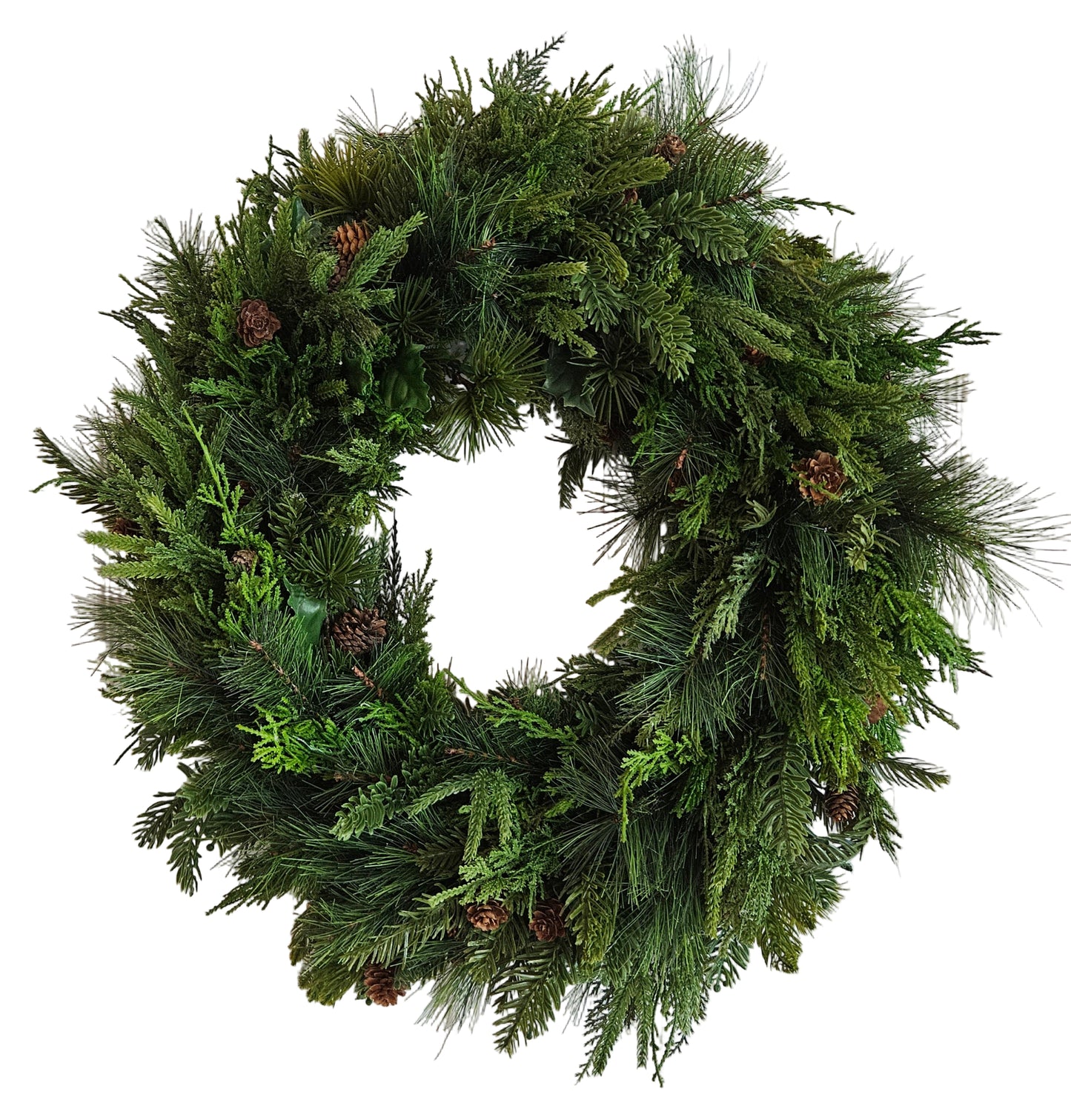 24" Mixed Pine Wreath
