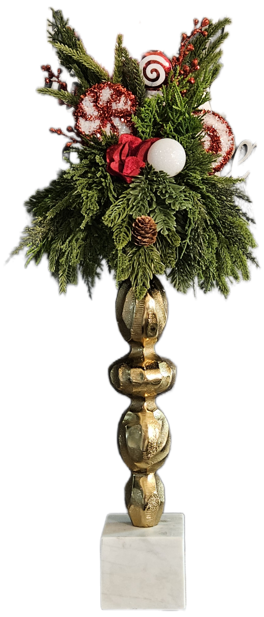 Mint Lollipop Candle Topper