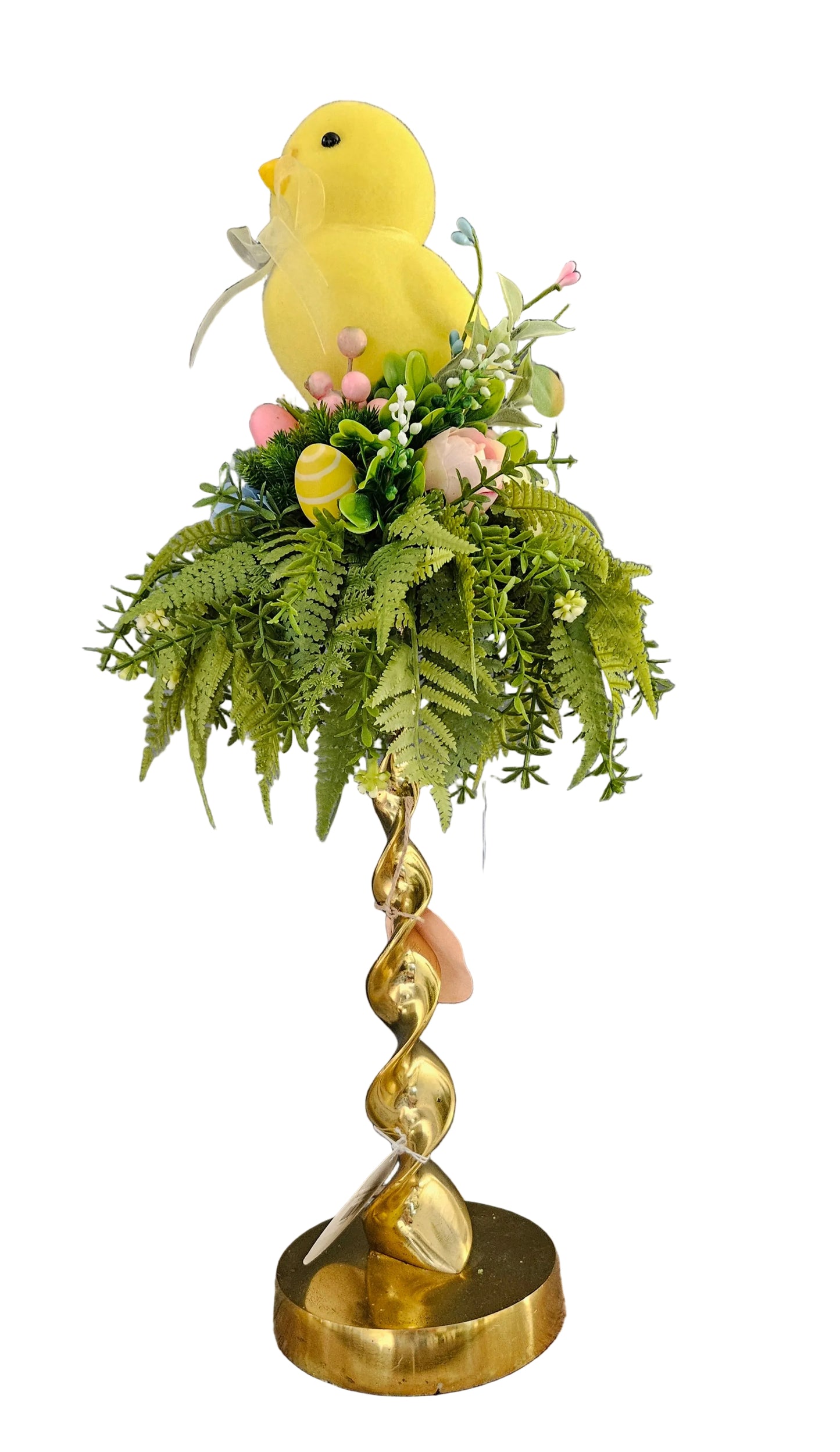 Fuzzy Chick Candle Topper