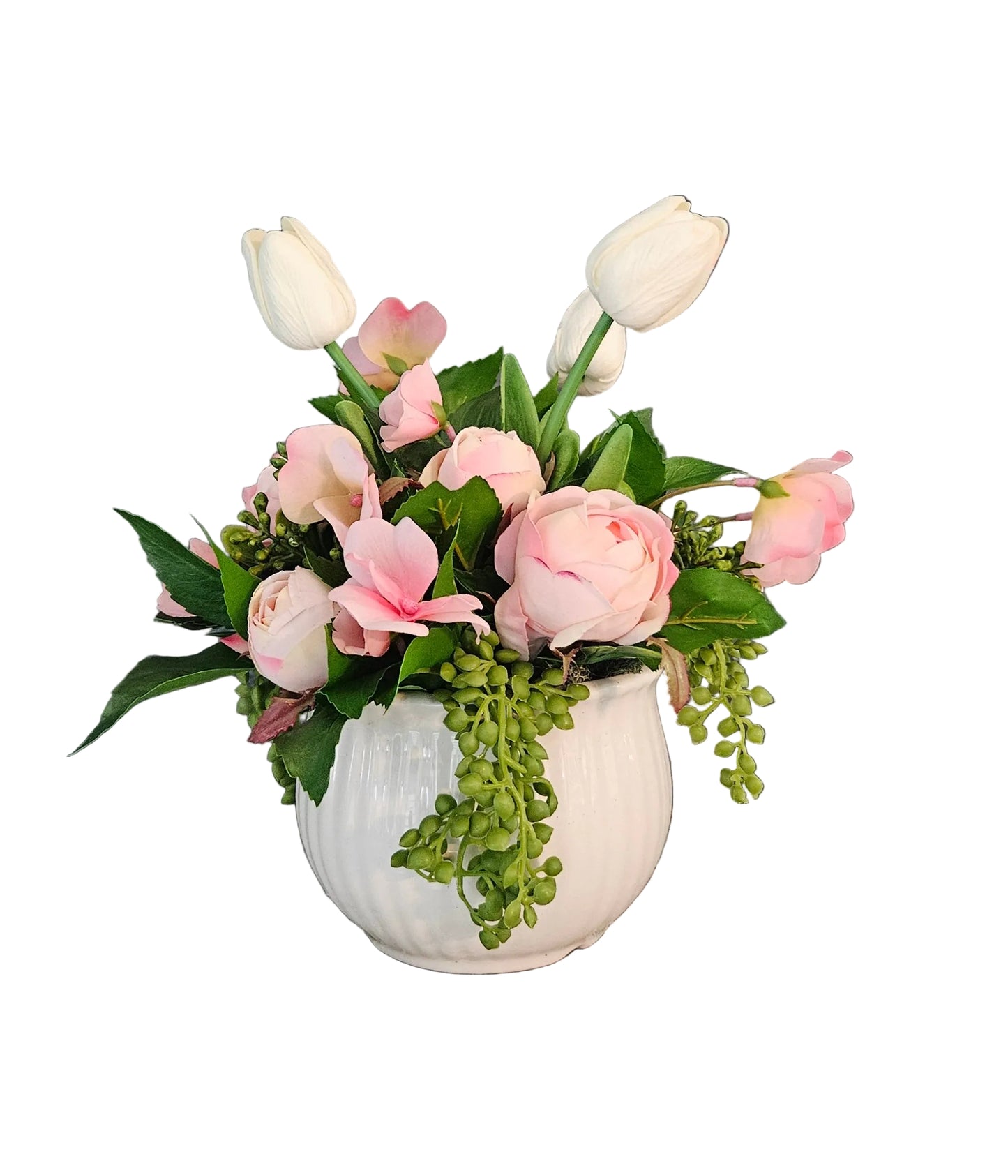 Tulip & Rose Real Touch Arrangement