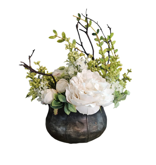 Lilac and Manzanita Centerpiece